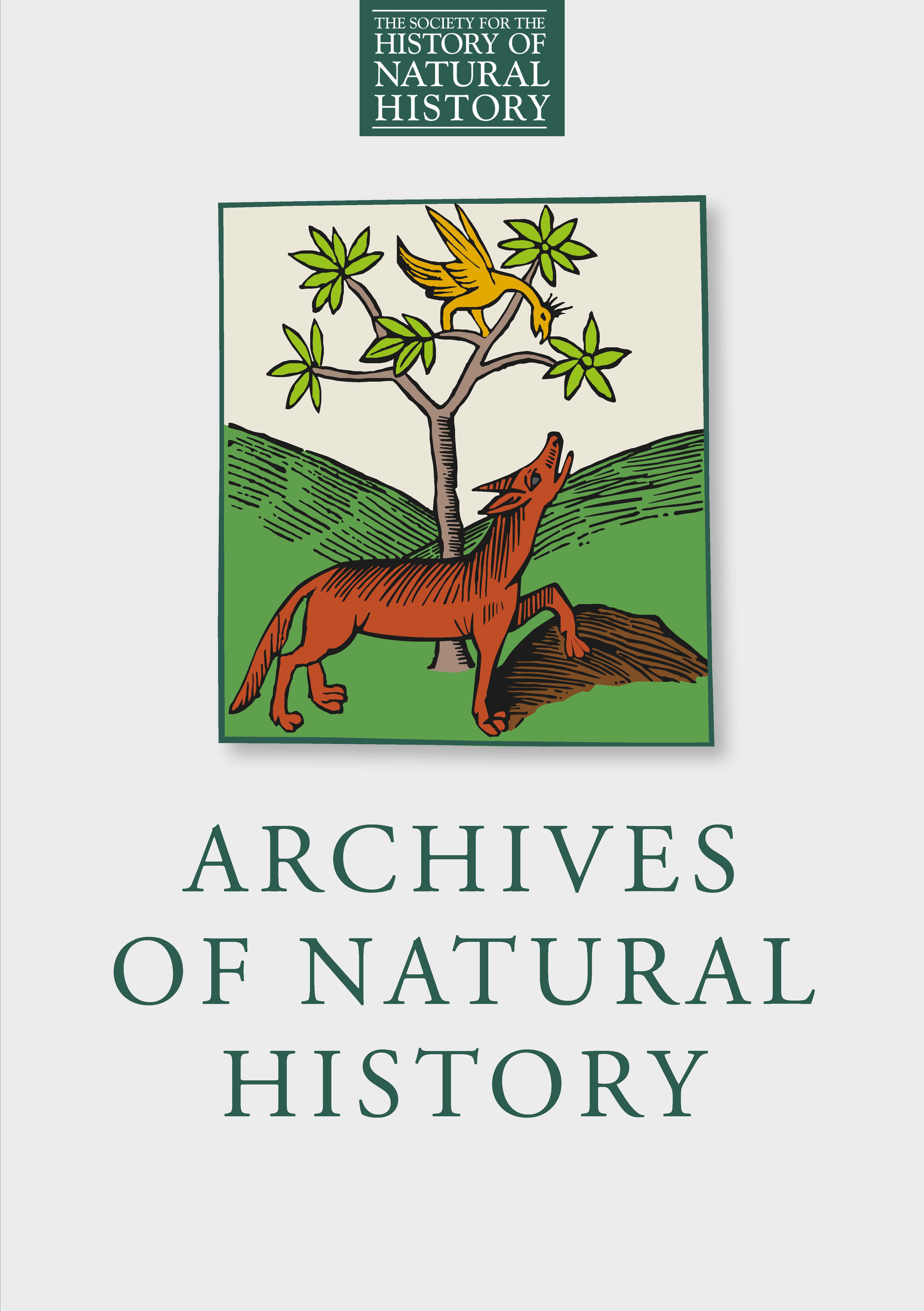 Archives of Natural History journal cover